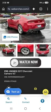 2017 Chevrolet Camaro LT1 Coupe 2D
