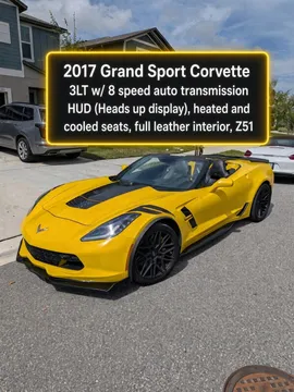 2017 Chevrolet Corvette Grand Sport 3LT
