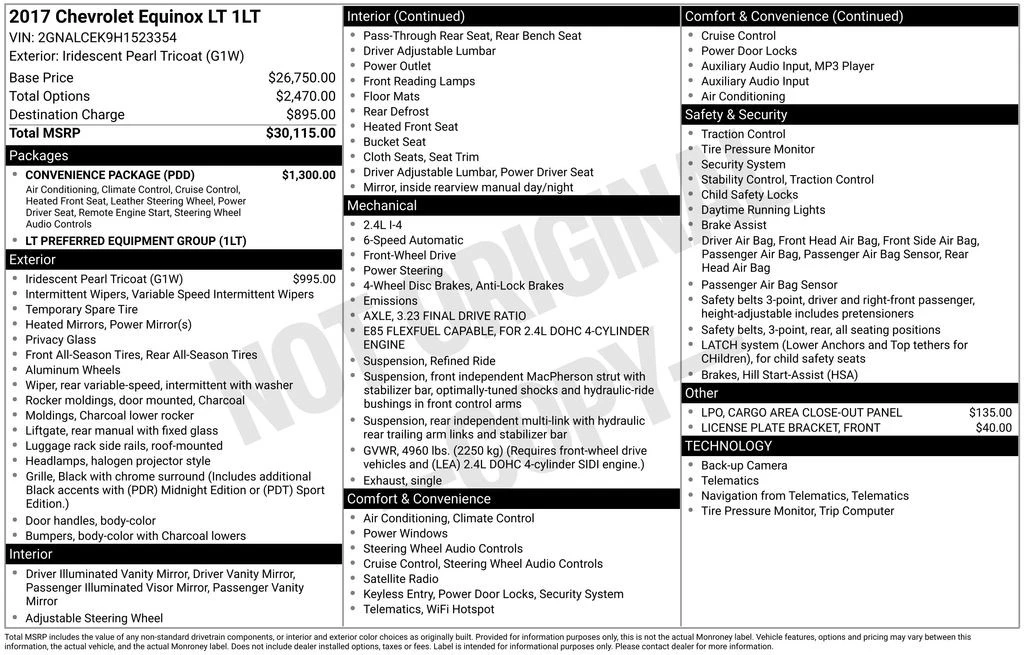 2017 Chevrolet Equinox - Image 4 of 12
