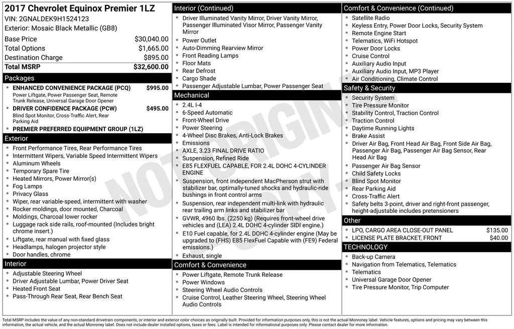2017 Chevrolet Equinox - Image 4 of 12