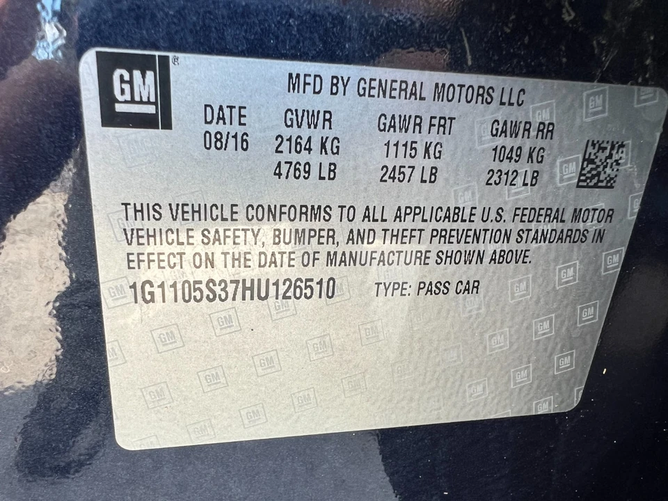 2017 Chevrolet Impala 10th Gen - Image 10 of 22