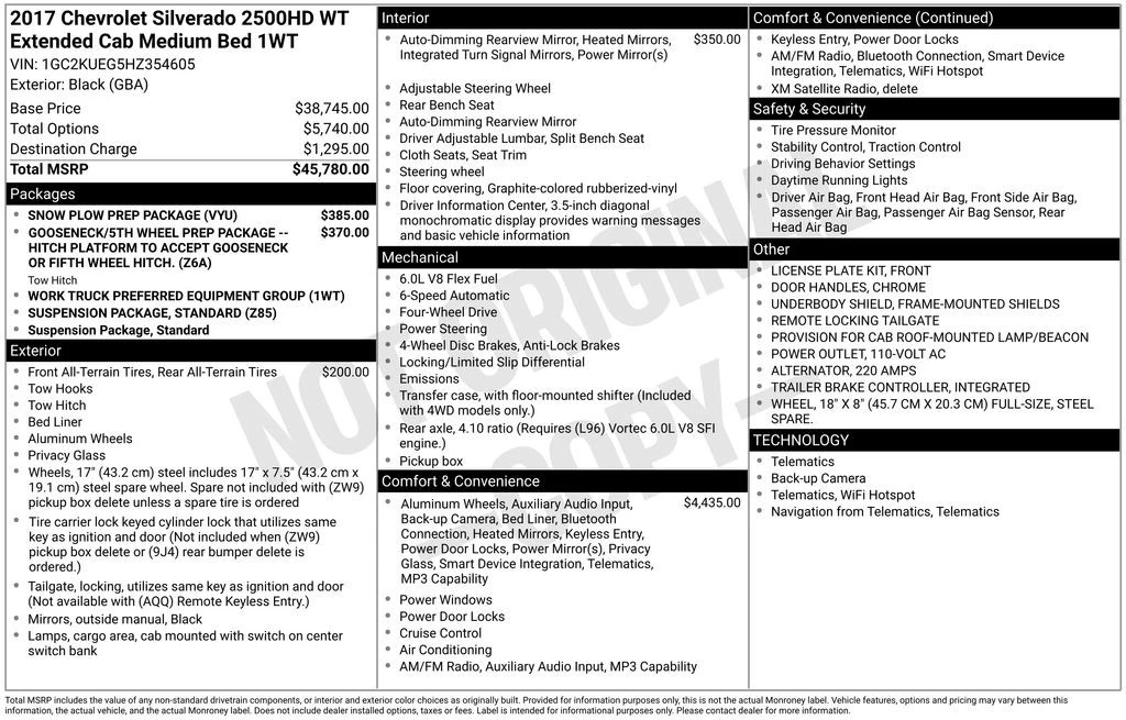 2017 Chevrolet Silverado Heavy Duty 3rd Gen - Image 4 of 12