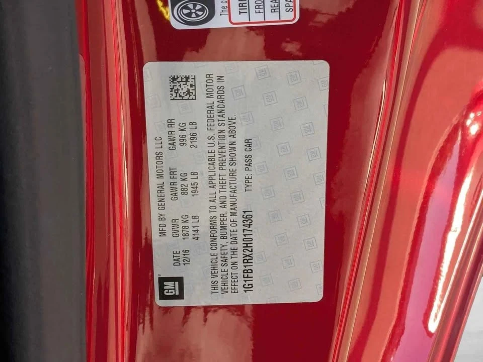 2017 Chevrolet Camaro SS 6th Gen - Image 16 of 17