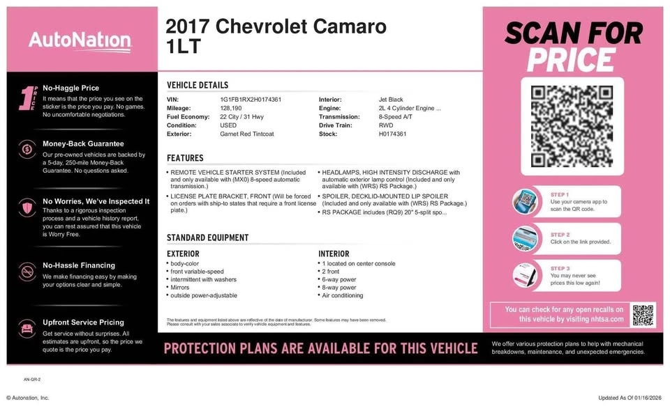 2017 Chevrolet Camaro SS 6th Gen - Image 17 of 17