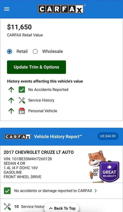 2017 Chevrolet Cruze - Image 18 of 18