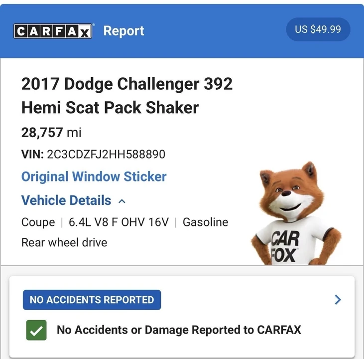 2017 Dodge Challenger SRT8 & 392 3rd Gen - Image 20 of 20