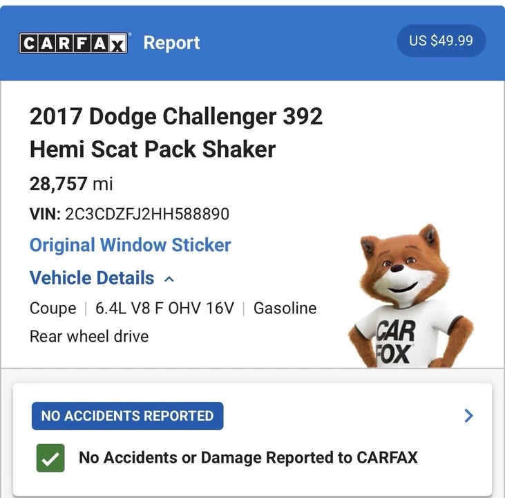 2017 Dodge Challenger SRT8 & 392 3rd Gen - Image 20 of 20