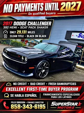2017 Dodge Challenger Scat Pack Shaker Coupe 2D