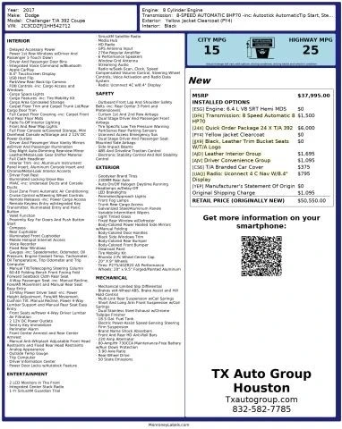 2017 Dodge Challenger SRT8 & 392 3rd Gen - Image 3 of 12