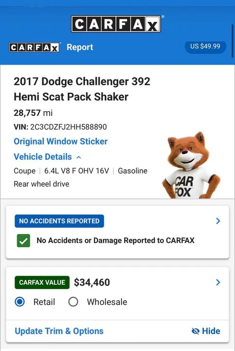 2017 Dodge Challenger SRT8 & 392 3rd Gen - Image 21 of 21