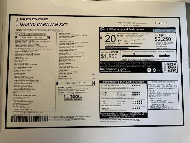 2017 Dodge Caravan - Image 20 of 20