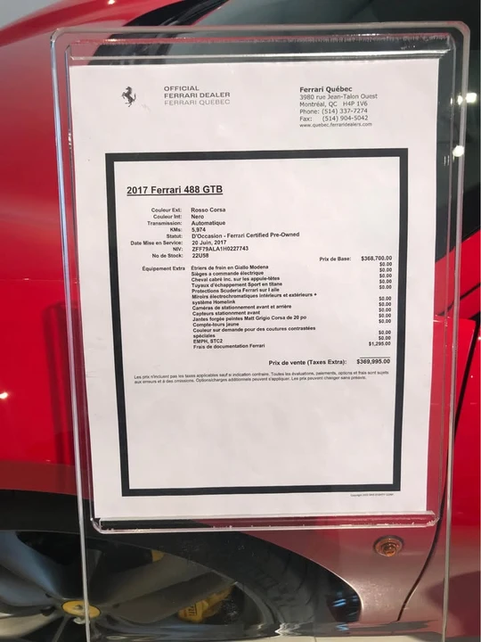 2017 Ferrari 488 GTB - Image 8 of 10