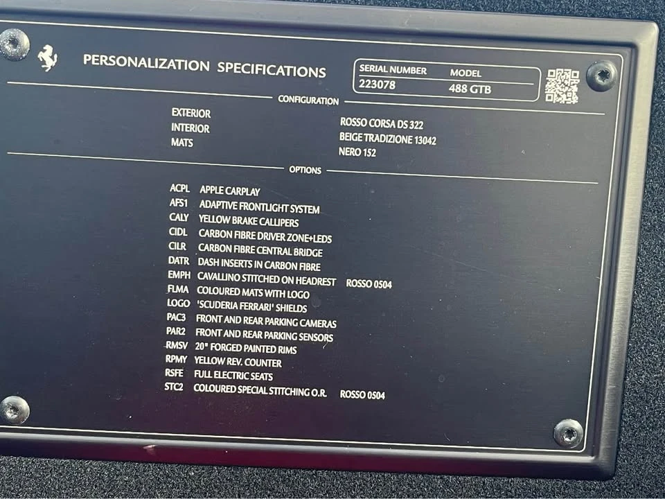 2017 Ferrari 488 GTB - Image 19 of 20