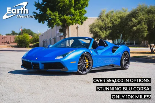 2017 Ferrari 488 Spider Special Order Over $56,000 In Factory Options