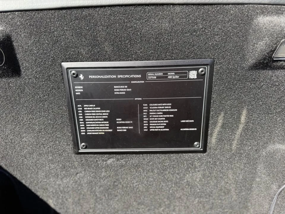 2017 Ferrari 488 Spider - Image 8 of 19
