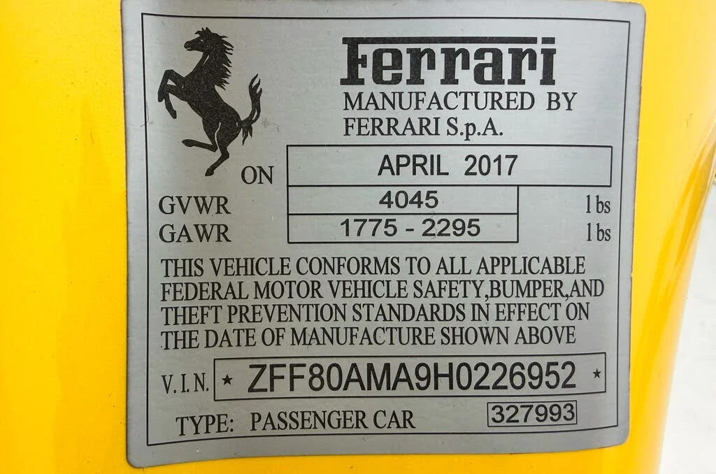 2017 Ferrari 488 Spider - Image 18 of 31