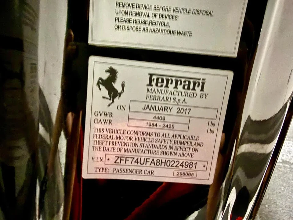 2017 Ferrari F12berlinetta - Image 20 of 31