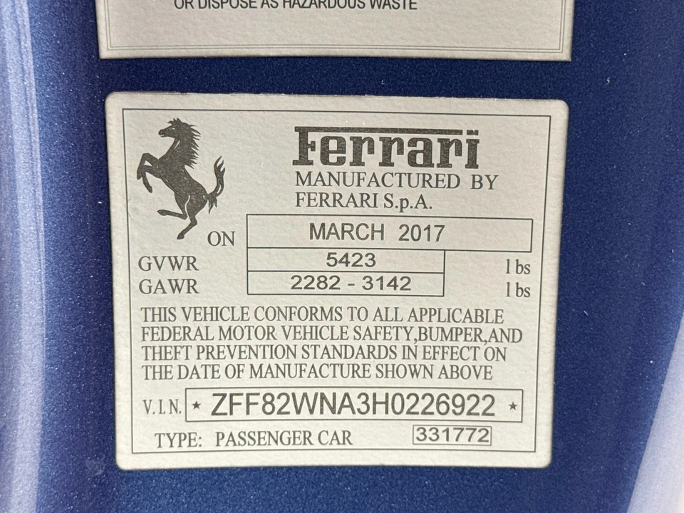 2017 Ferrari GTC4Lusso - Image 29 of 31