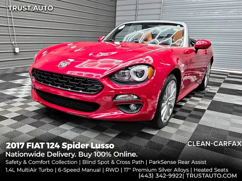 2017 Fiat 124 Spider Lusso Soft-Top Convertible