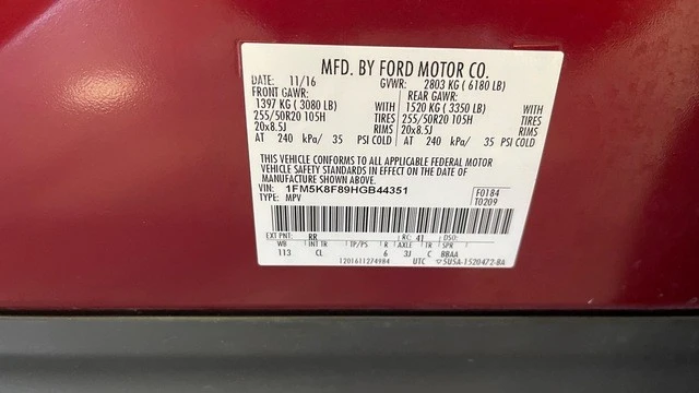 2017 Ford Explorer 5th Gen - Image 18 of 21
