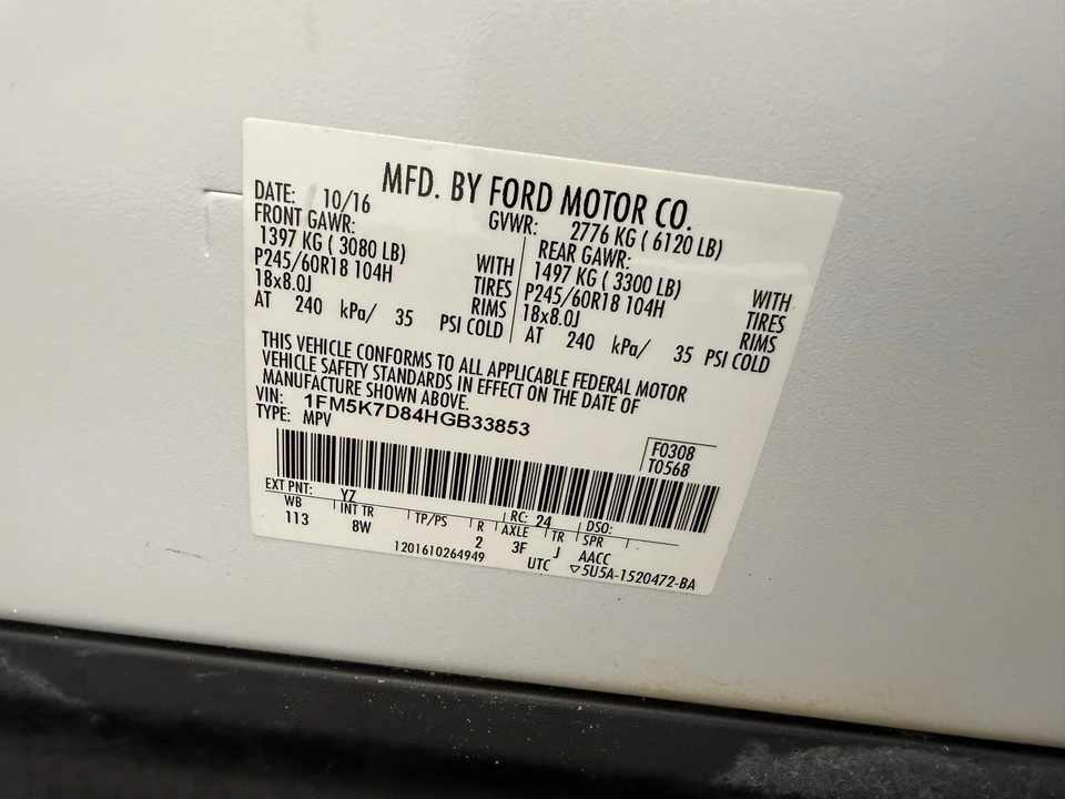 2017 Ford Explorer 5th Gen - Image 14 of 21