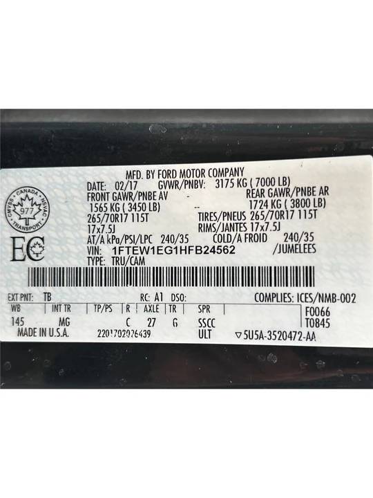 2017 Ford F-150 13th Gen - Image 11 of 12
