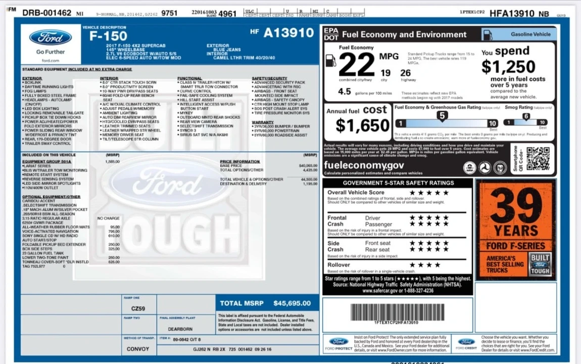 2017 Ford F-150 13th Gen - Image 10 of 21