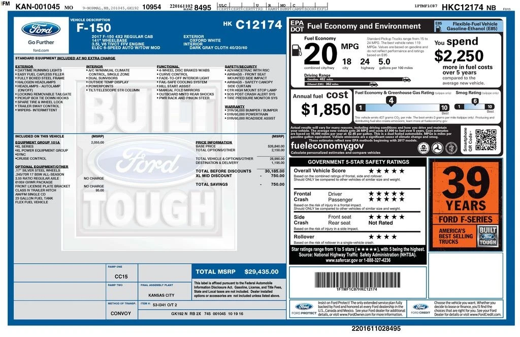 2017 Ford F-150 13th Gen - Image 2 of 3