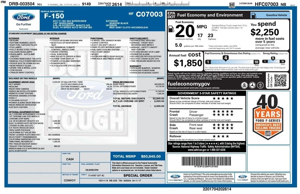 2017 Ford F-150 13th Gen - Image 7 of 12