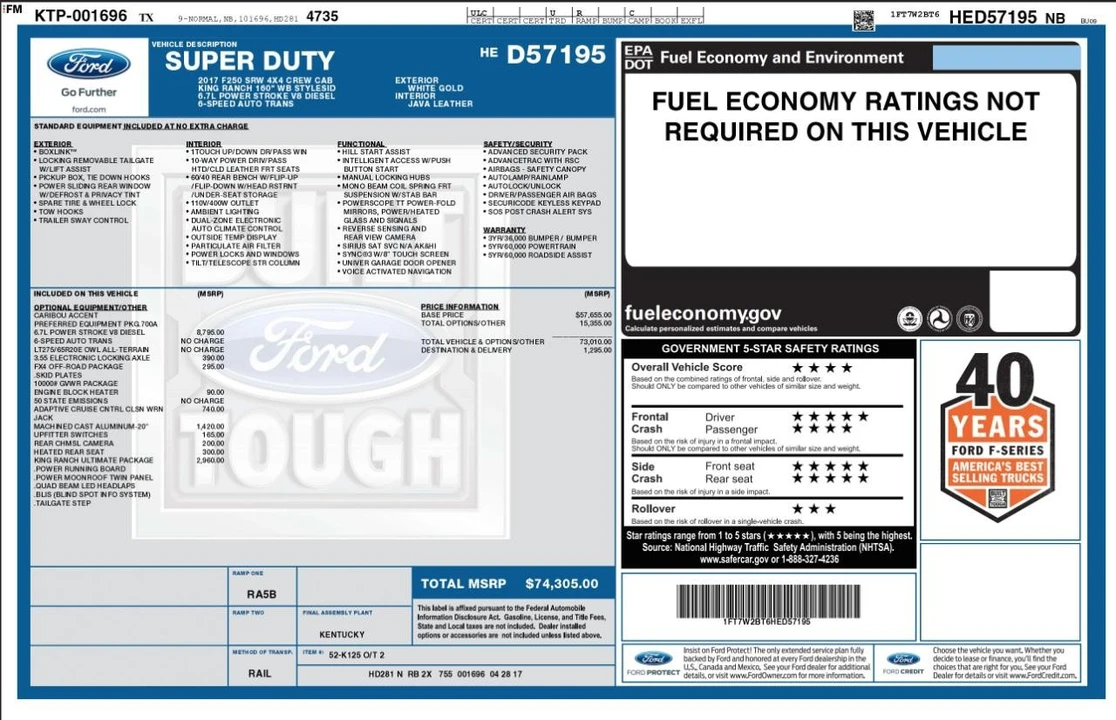 2017 Ford Super Duty 4th Gen - Image 3 of 31