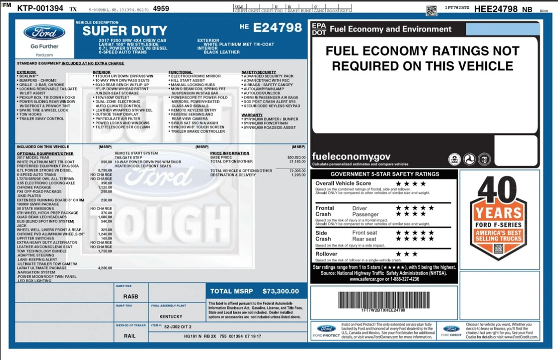 2017 Ford Super Duty 4th Gen - Image 4 of 12
