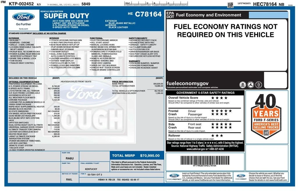 2017 Ford Super Duty 4th Gen - Image 4 of 12