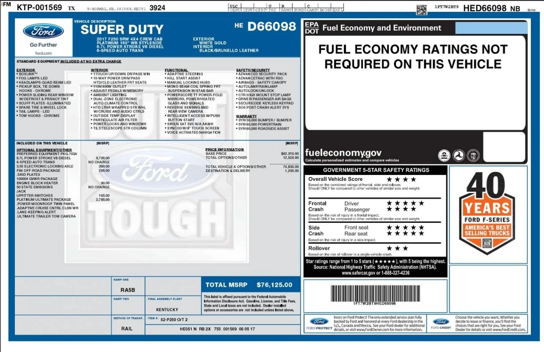 2017 Ford Super Duty 4th Gen - Image 4 of 21