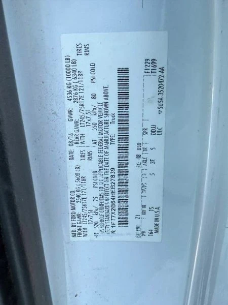 2017 Ford Super Duty 4th Gen - Image 10 of 11