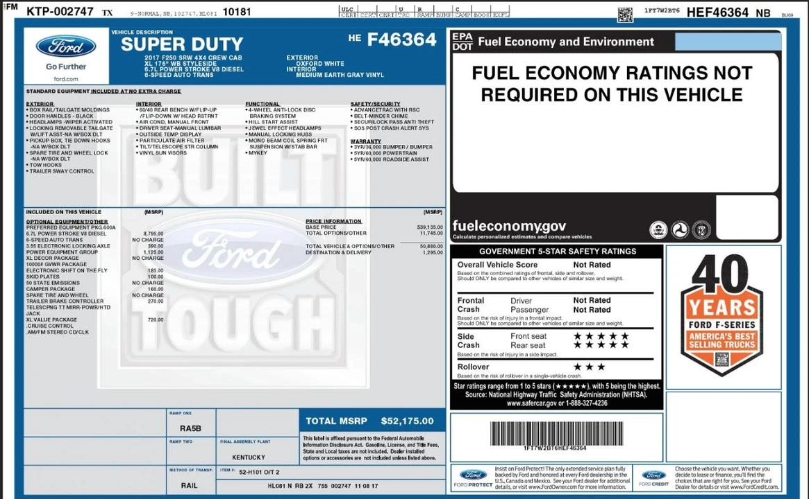 2017 Ford Super Duty 4th Gen - Image 4 of 12