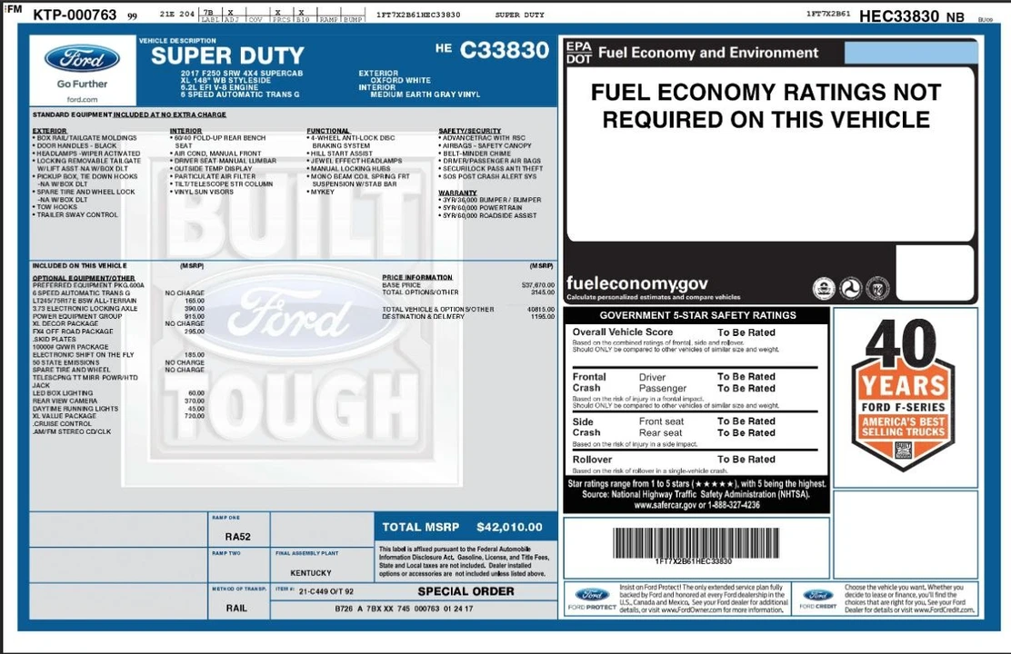 2017 Ford Super Duty 4th Gen - Image 4 of 22