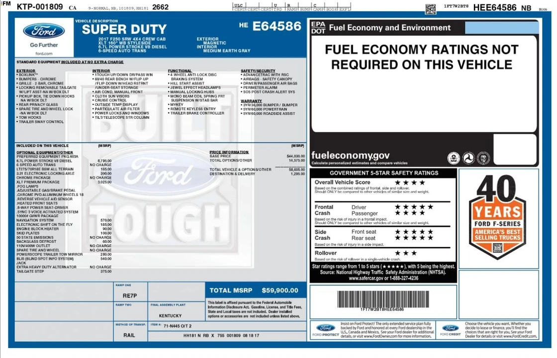 2017 Ford Super Duty 4th Gen - Image 4 of 21