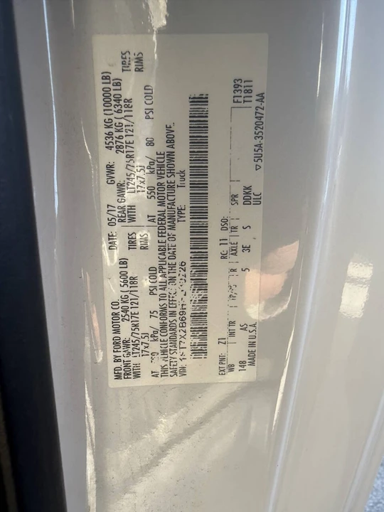 2017 Ford Super Duty 4th Gen - Image 13 of 16