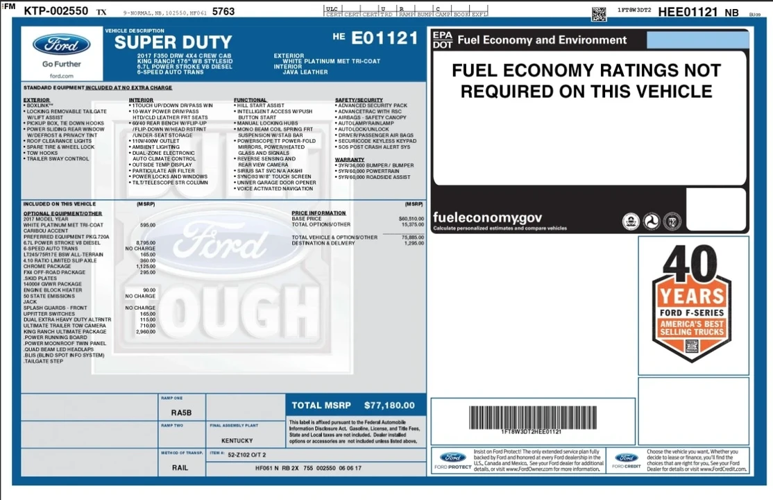 2017 Ford Super Duty 4th Gen - Image 4 of 12