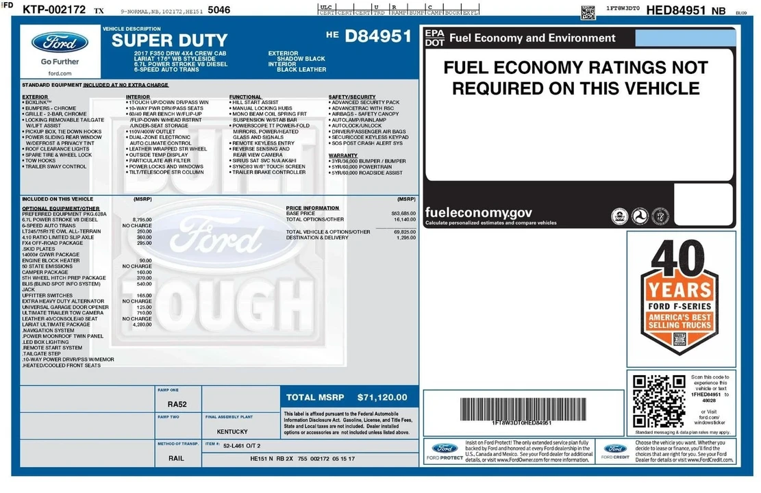 2017 Ford Super Duty 4th Gen - Image 4 of 12