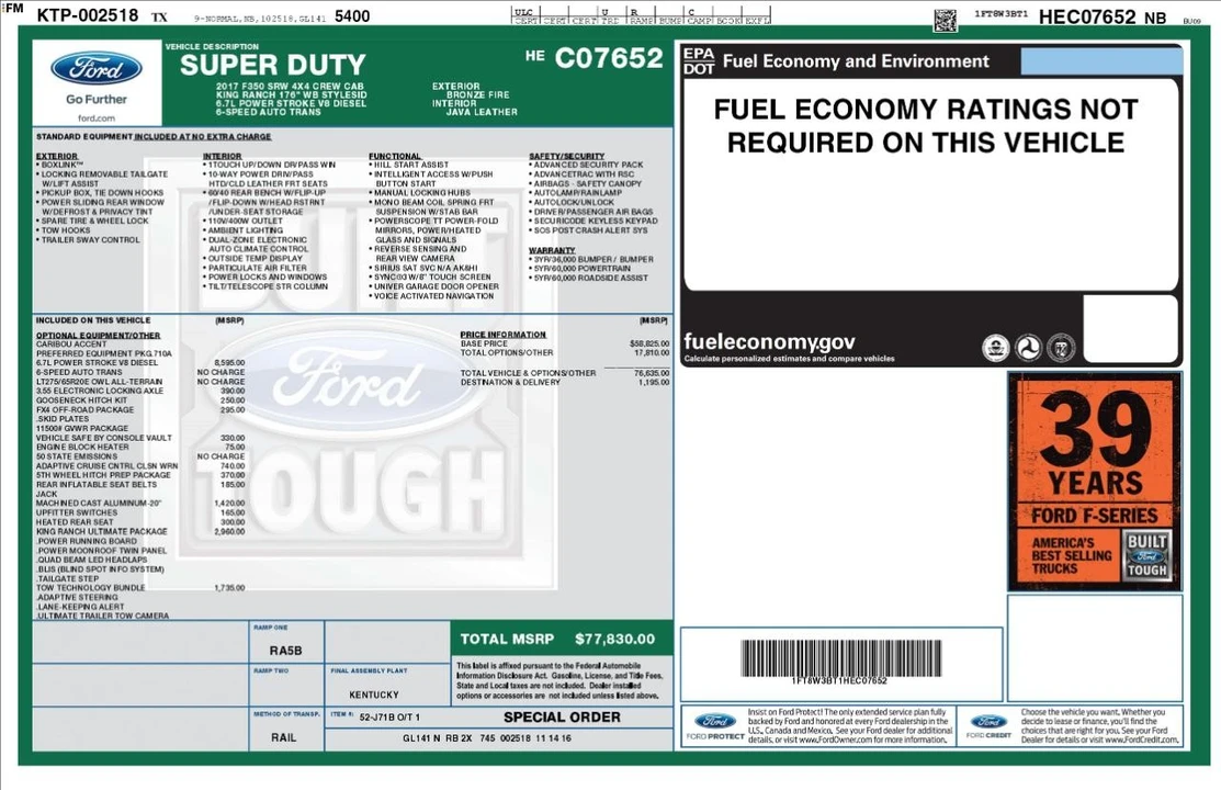 2017 Ford Super Duty 4th Gen - Image 4 of 31
