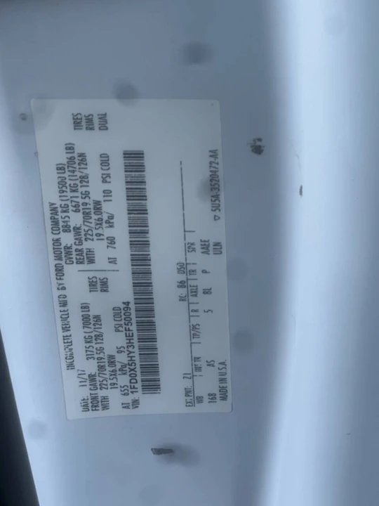 2017 Ford Super Duty 4th Gen - Image 16 of 21