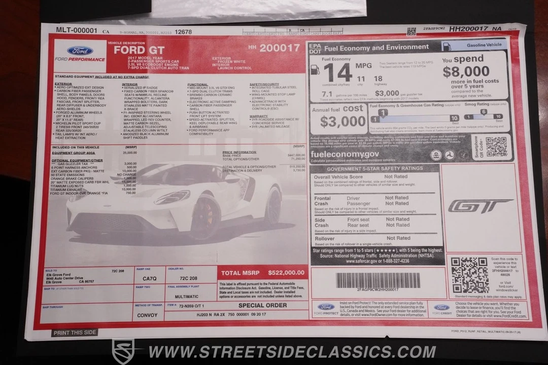 2017 Ford GT 2nd Gen - Image 18 of 21