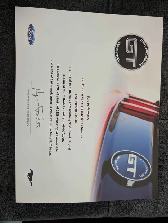 2017 Ford S550 Mustang GT - Image 12 of 19