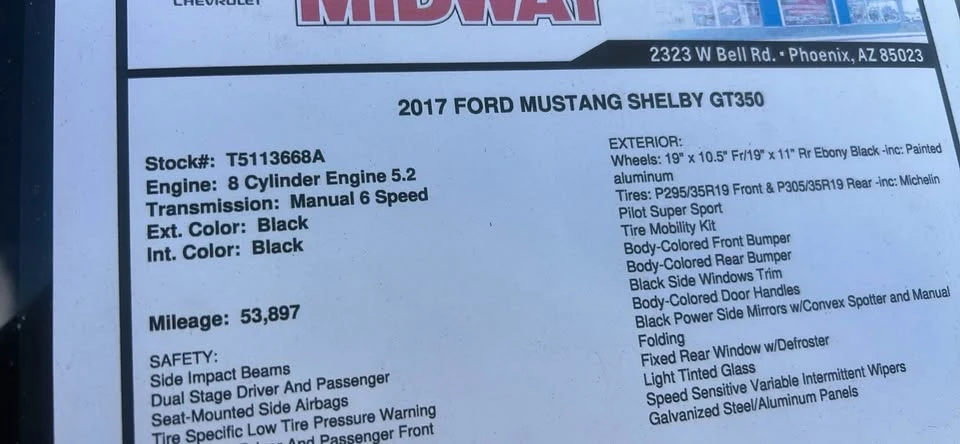 2017 Ford S550 Mustang - Image 5 of 15