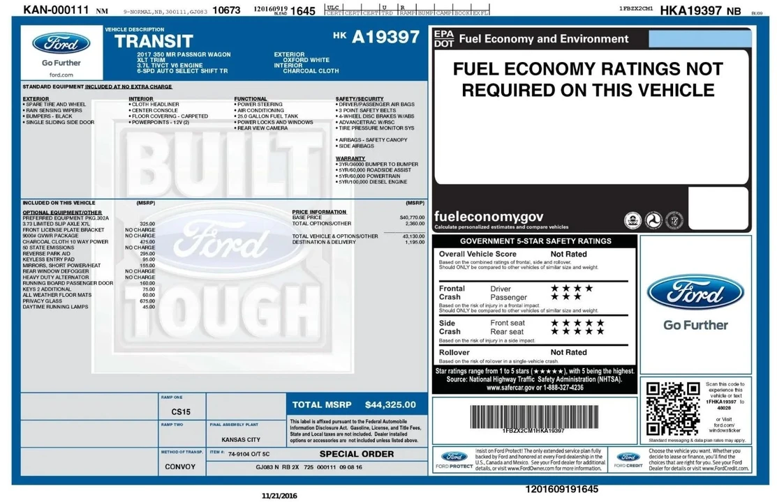 2017 Ford Transit - Image 2 of 12