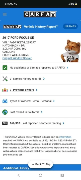 2017 Ford Focus 3rd Gen - Image 19 of 20