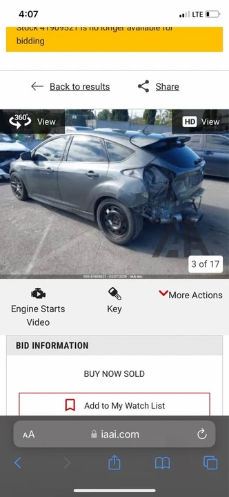 2017 Ford Focus 3rd Gen - Image 15 of 16
