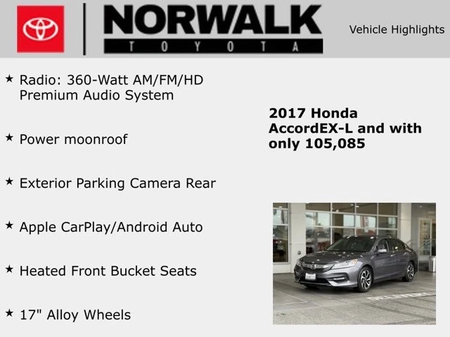 2017 Honda Accord 9th Gen - Image 10 of 12