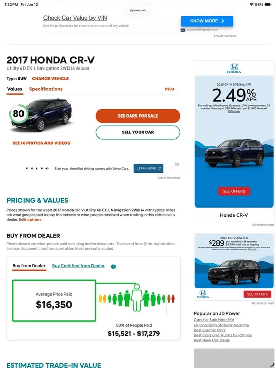 2017 Honda CR-V 5th Gen - Image 18 of 18
